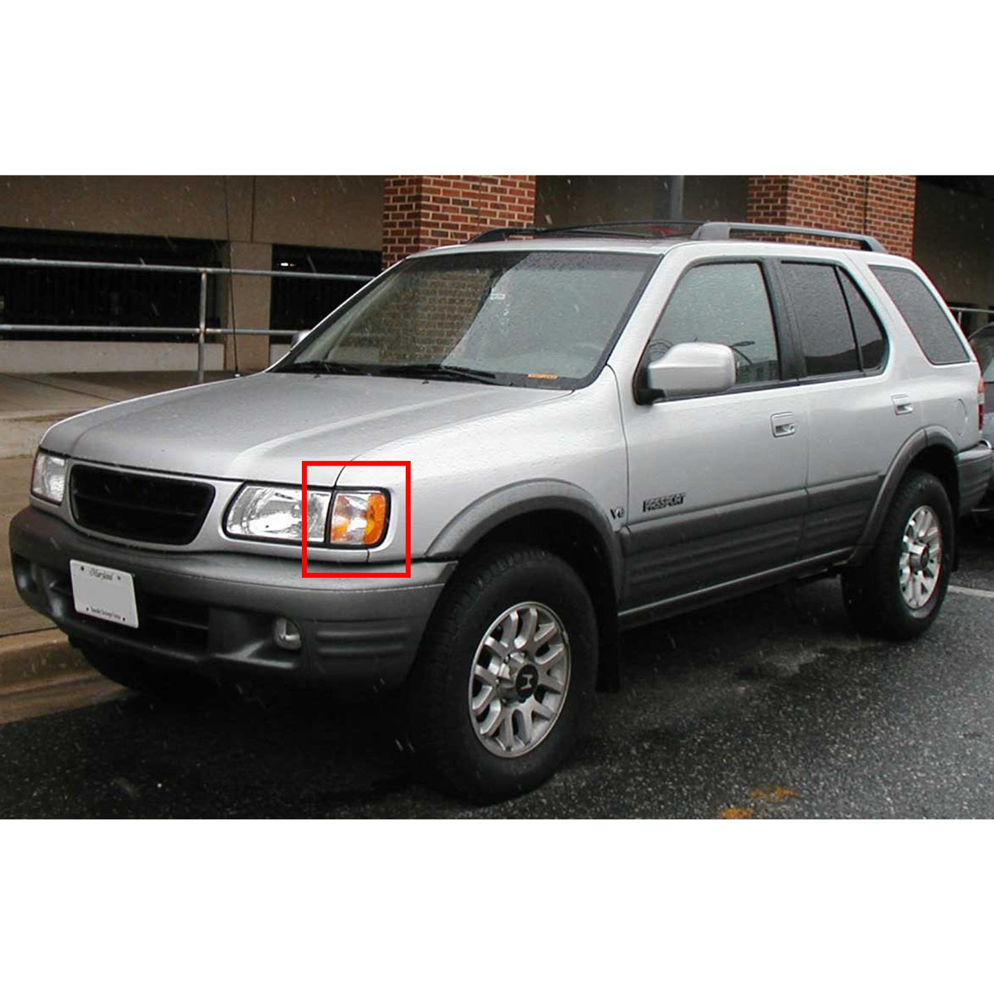 CrazyTheGod Passport CK58/CM58/DM58 Thế hệ thứ hai 2000-2002 SUV Facelift Đèn góc trong suốt 5D Chrome cho HONDA