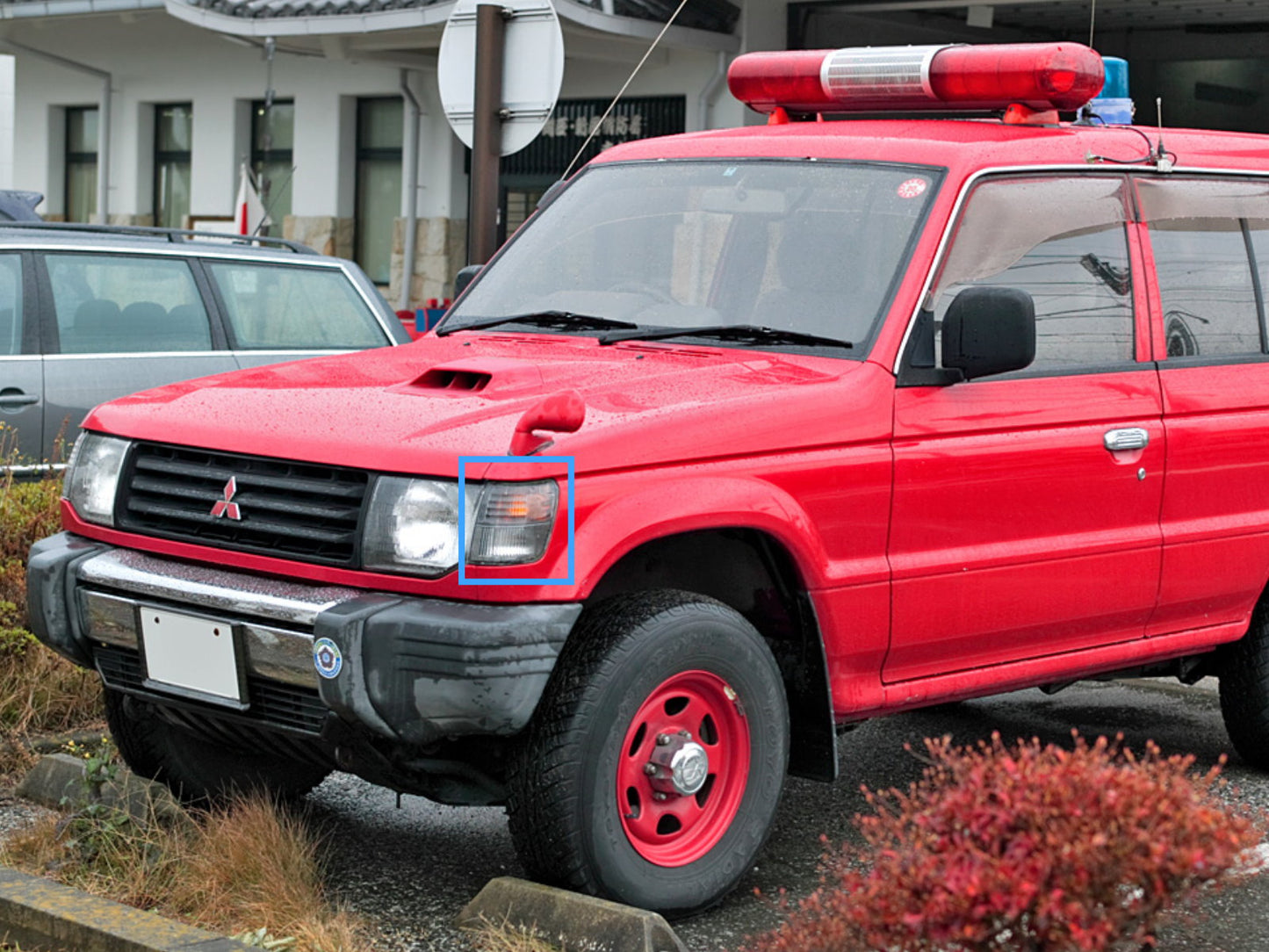 CrazyTheGod Pajero V20 Thế hệ thứ hai 1991-1997 SUV 3D/5D Clear Corner Light Yellow cho Mitsubishi