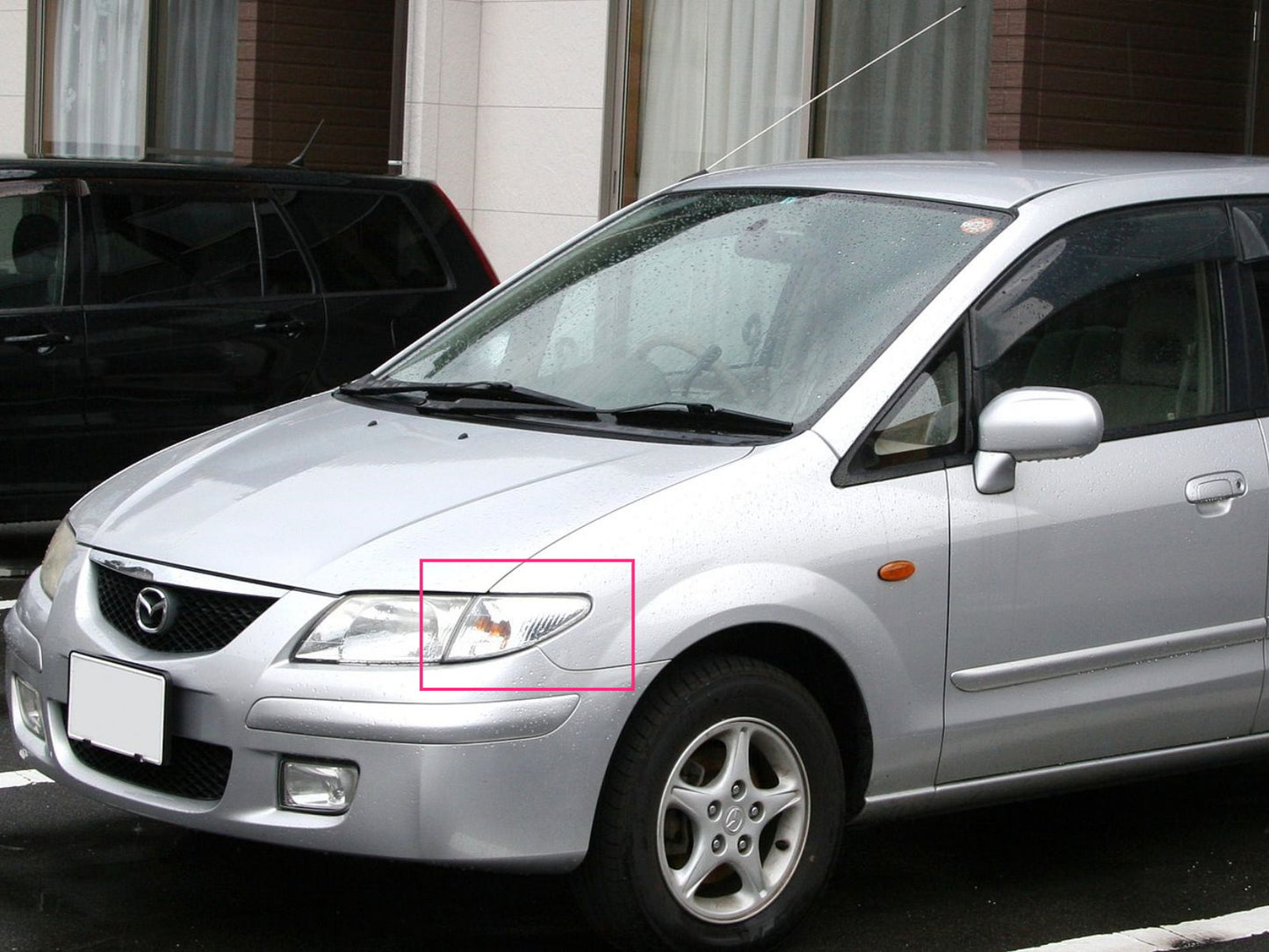 CrazyTheGod PREMACY ไฟมุมใสโครเมียมสำหรับรถบรรทุก Wagon 5D รุ่นแรก ปี 2002-2004 สำหรับ MAZDA