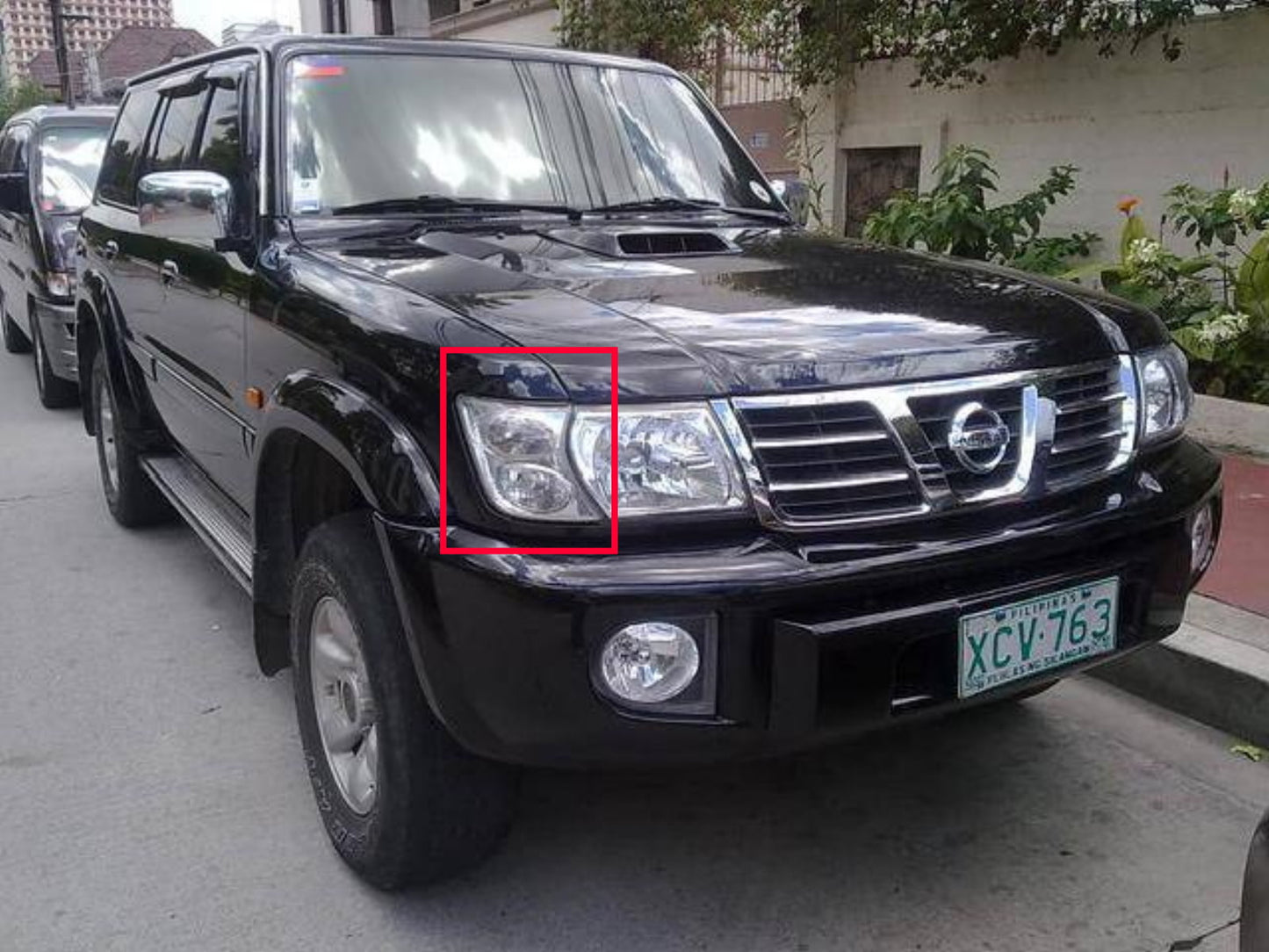 CrazyTheGod Patrol GU3 Y61 Thế hệ thứ năm 2001-2007 Wagon/SUV 5D Đèn góc trong suốt mạ crôm cho NISSAN