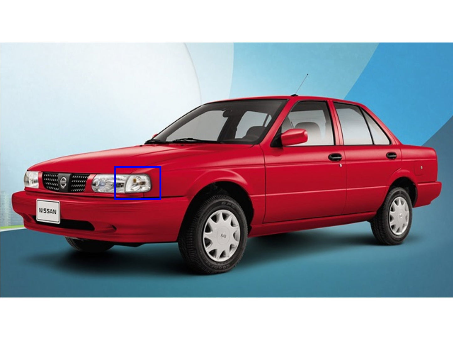 CrazyTheGod Sentra B13 Thế hệ thứ ba 1995-2017 Sedan/Coupe 2D/4D Đèn góc trong suốt mạ crôm cho NISSAN