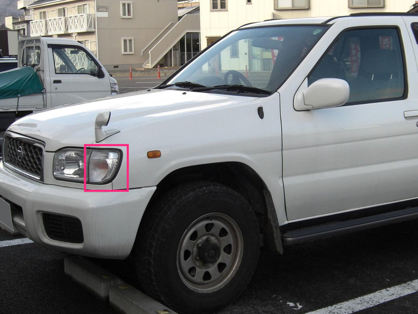 CrazyTheGod TERRANO R50 Second generation 1999-2004 SUV 5D Clear Corner Light Chrome for NISSAN