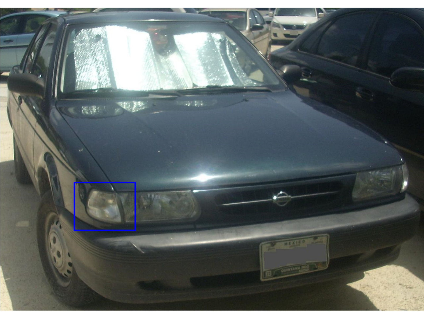CrazyTheGod Tsuru V16 B13 Thế hệ thứ ba 1995-2017 Sedan/Coupe 2D/4D Đèn góc trong suốt mạ crôm cho NISSAN