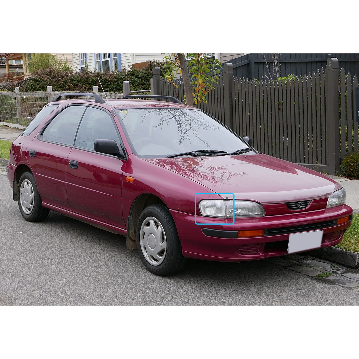 CrazyTheGod IMPREZA GC GF GM First generation 1993-2001 Sedan/Hatchback 4D/5D Clear Corner Light Yellow for SUBARU