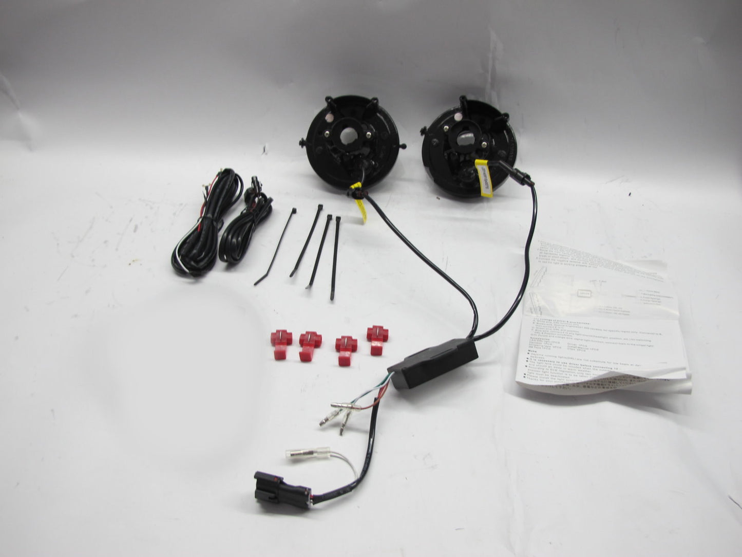 CrazyTheGod MINI R56 2006-2013 Coupe 2D LED DRL Daytime Running Fog Light สีดำสำหรับ MINI