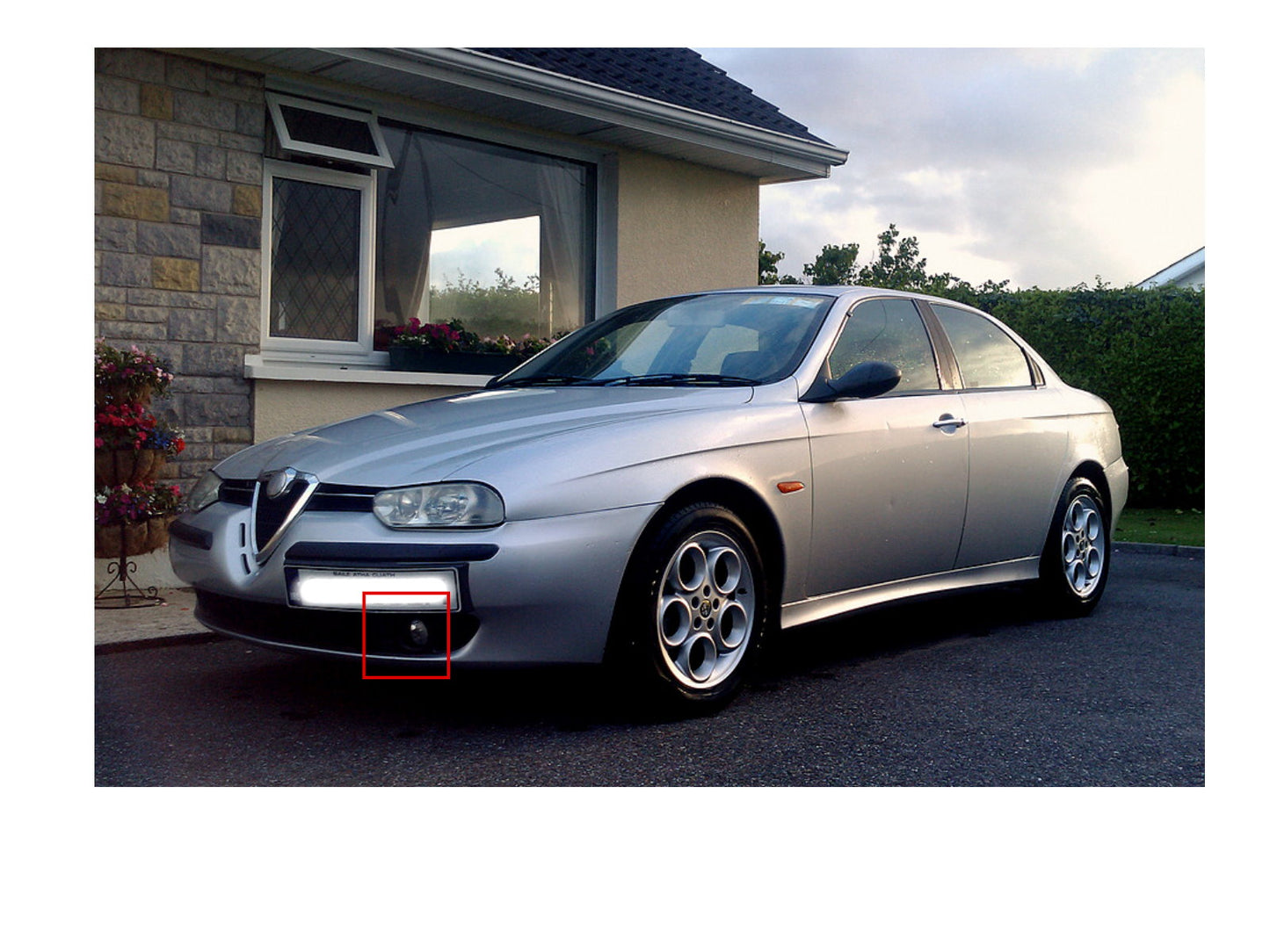 CrazyTheGod 156 1997-2007 DRL LED GLASS Fog Light Lamp for ALFA ROMEO