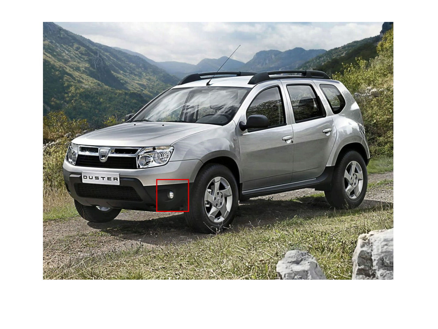 CrazyTheGod DUSTER 2010-present DRL LED GLASS Fog Light Lamp for DACIA