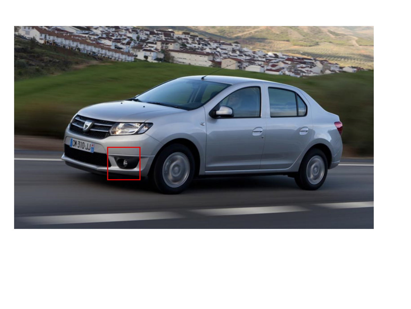 CrazyTheGod LOGAN 2012-ปัจจุบัน ไฟตัดหมอก LED DRL สำหรับ DACIA