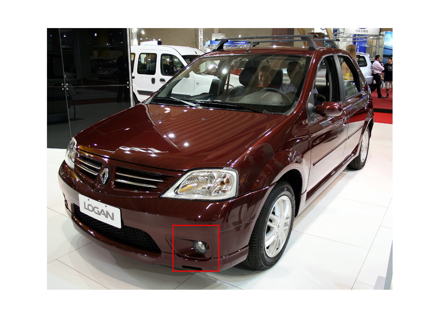 CrazyTheGod LOGAN 2004-2008 ไฟ DRL LED ไฟตัดหมอกสำหรับ RENAULT