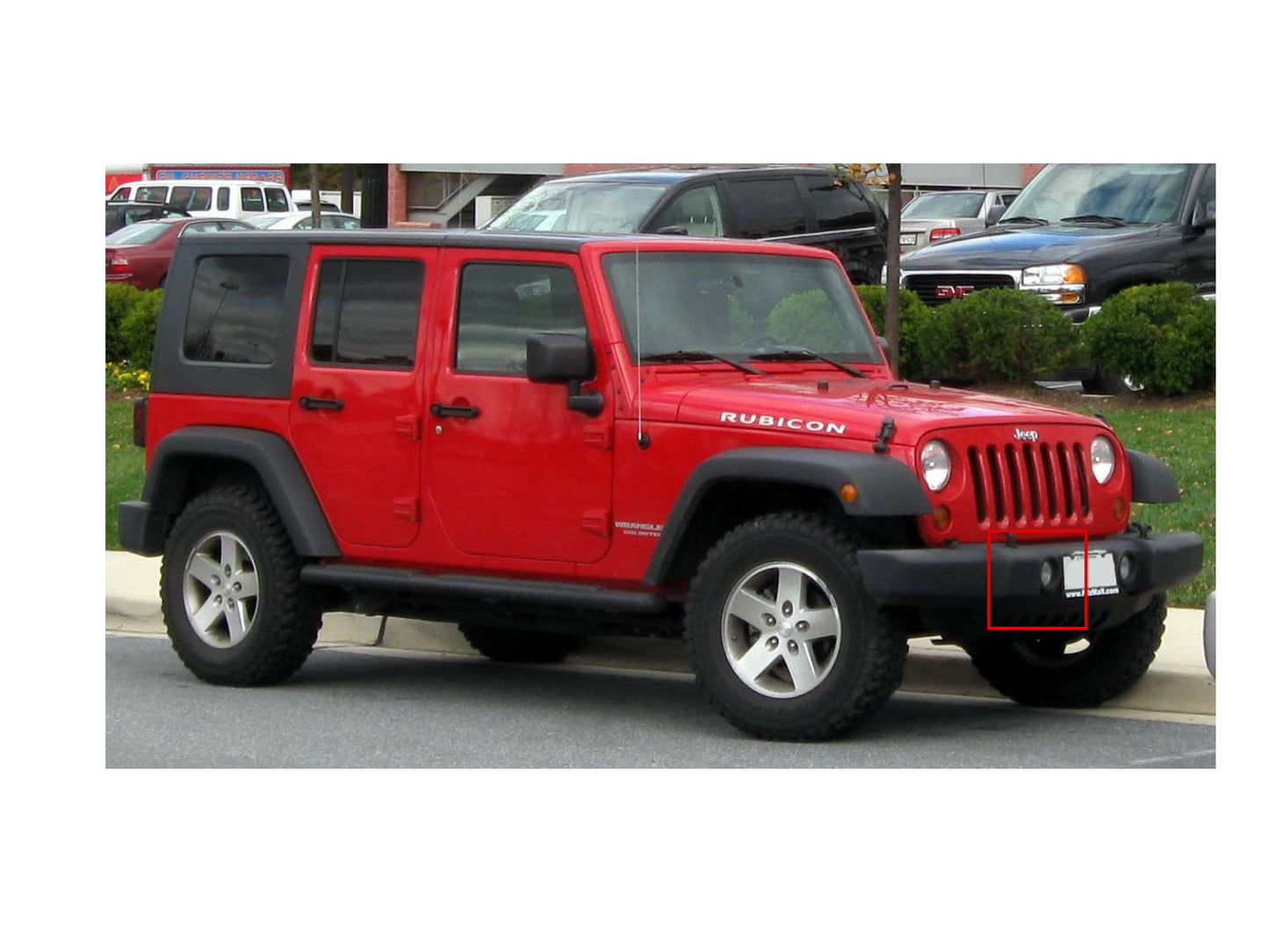 CrazyTheGod WRANGLER JK 2007-ปัจจุบัน ไฟตัดหมอก DRL LED แบบกระจกสำหรับ CHRYSLER/JEEP