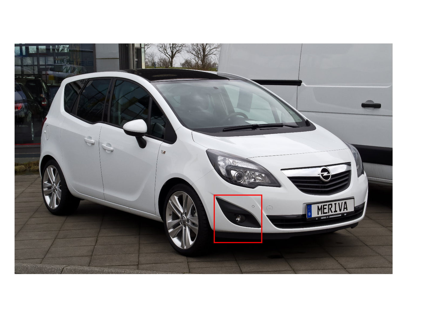 CrazyTheGod MERIVA B 2010-ปัจจุบัน ไฟตัดหมอก DRL LED สำหรับ OPEL