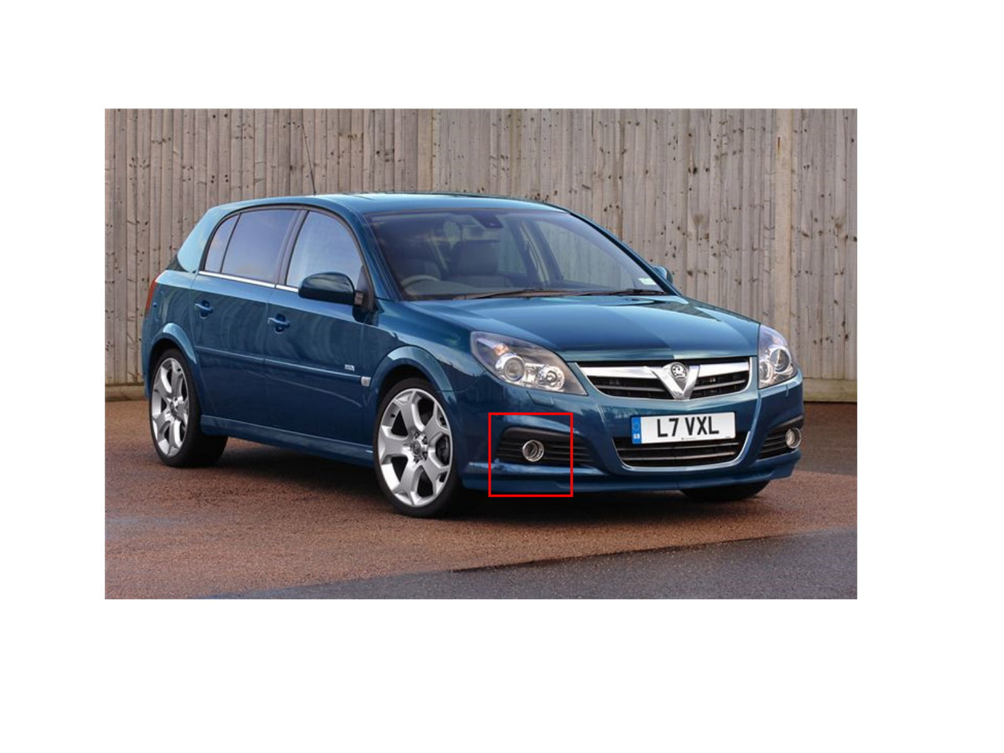 CrazyTheGod SIGNUM 2003-2008 DRL LED GLASS Fog Light Lamp for VAUXHALL