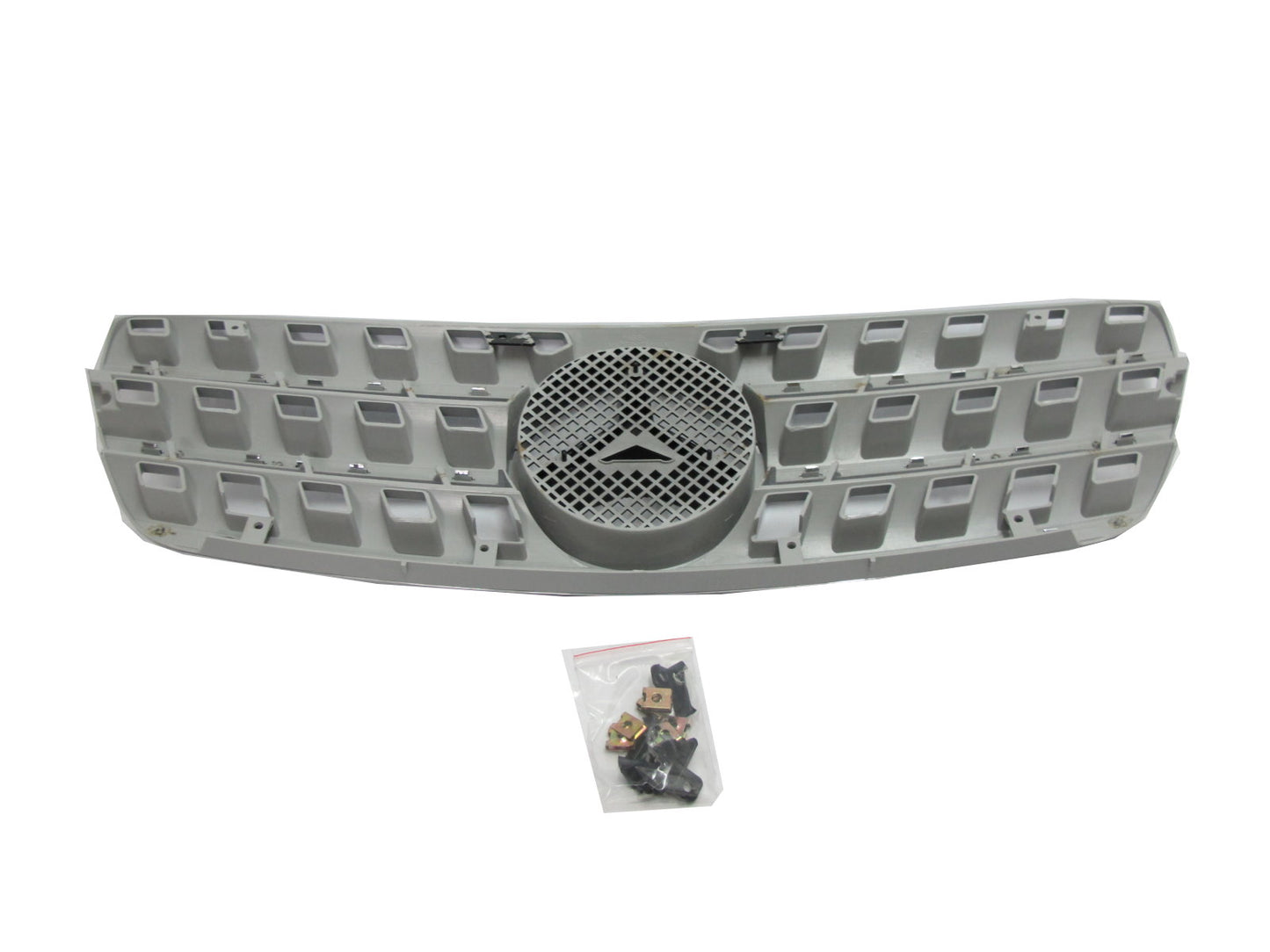 CrazyTheGod W163 1998-2005 GRILLE/GRILL 3FIN CHROME/SILVER for Mercedes-Benz V1 W164 Look