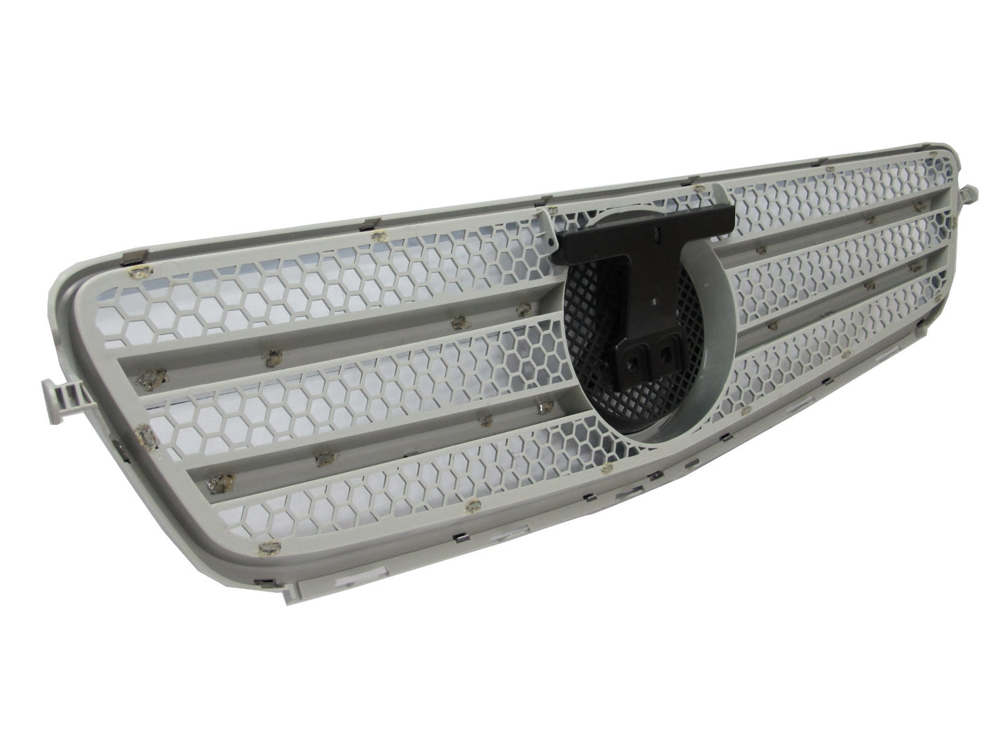 CrazyTheGod W204 2008-2010 Pre-Facelift GRILLE/GRILL 2FIN CHROME/SILVER for Mercedes-Benz