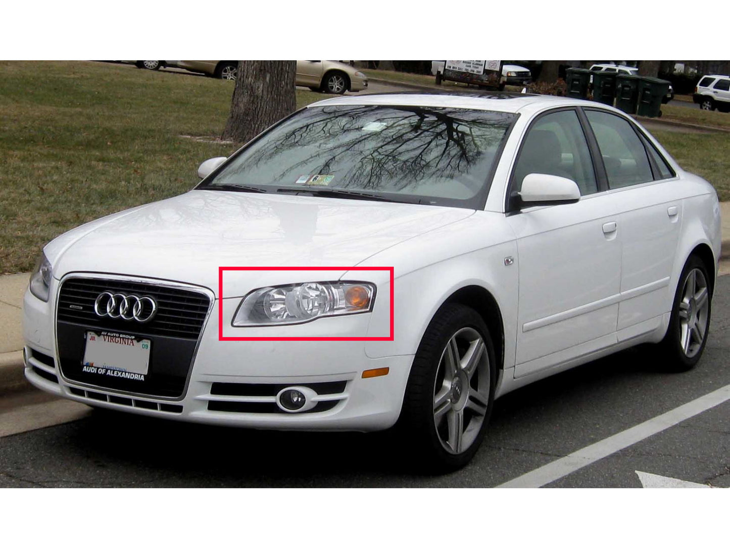 CrazyTheGod A4S4RS4 A4/S4/RS4 B7 8E/8H Third generation 2005-2009 Sedan/Wagon/Convertible 2D/4D/5D Projector LED R8Look Headlight Headlamp Black V2 for AUDI LHD