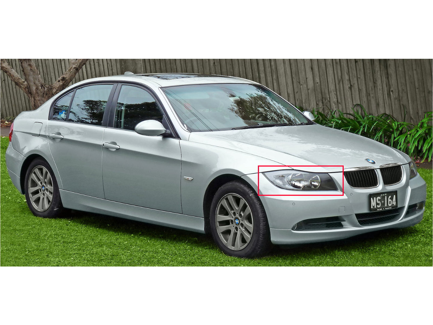 CrazyTheGod 3-Series E90/E91 Fifth generation 2005-2008 PRE-FACELIFT Sedan/Wagon 4D/5D 3D Angel Eye Projector HID Headlight Headlamp Chrome for BMW RHD