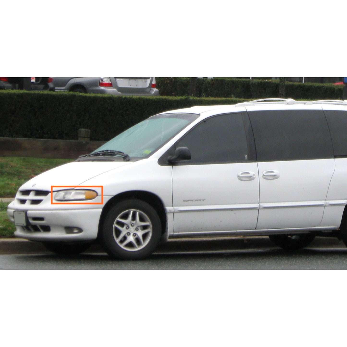 CrazyTheGod Caravan Thế hệ thứ ba 1996-1999 Minivan 3D/4D Đèn pha LED Angel-Eye Projector Đèn pha mạ crôm cho DODGE LHD