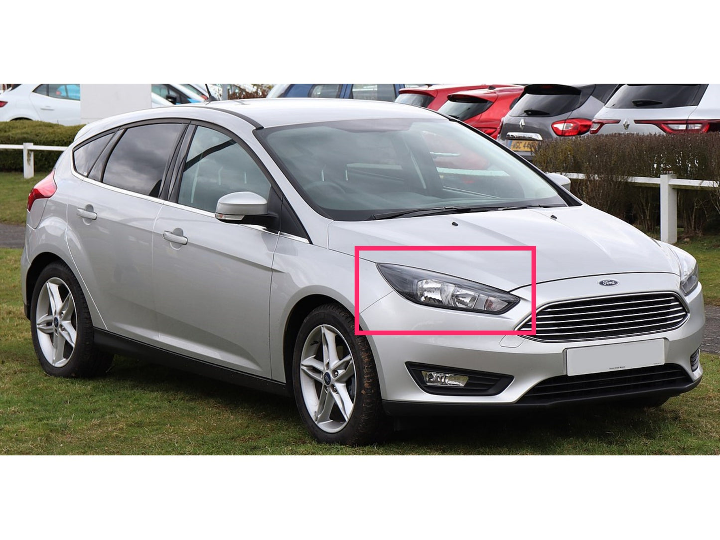 CrazyTheGod Focus C346 Third generation 2015-2018 Facelift Sedan/Hatchback/Wagon 4D/5D Guide LED Angel-Eye Projector Headlight Headlamp Chrome EU for FORD LHD