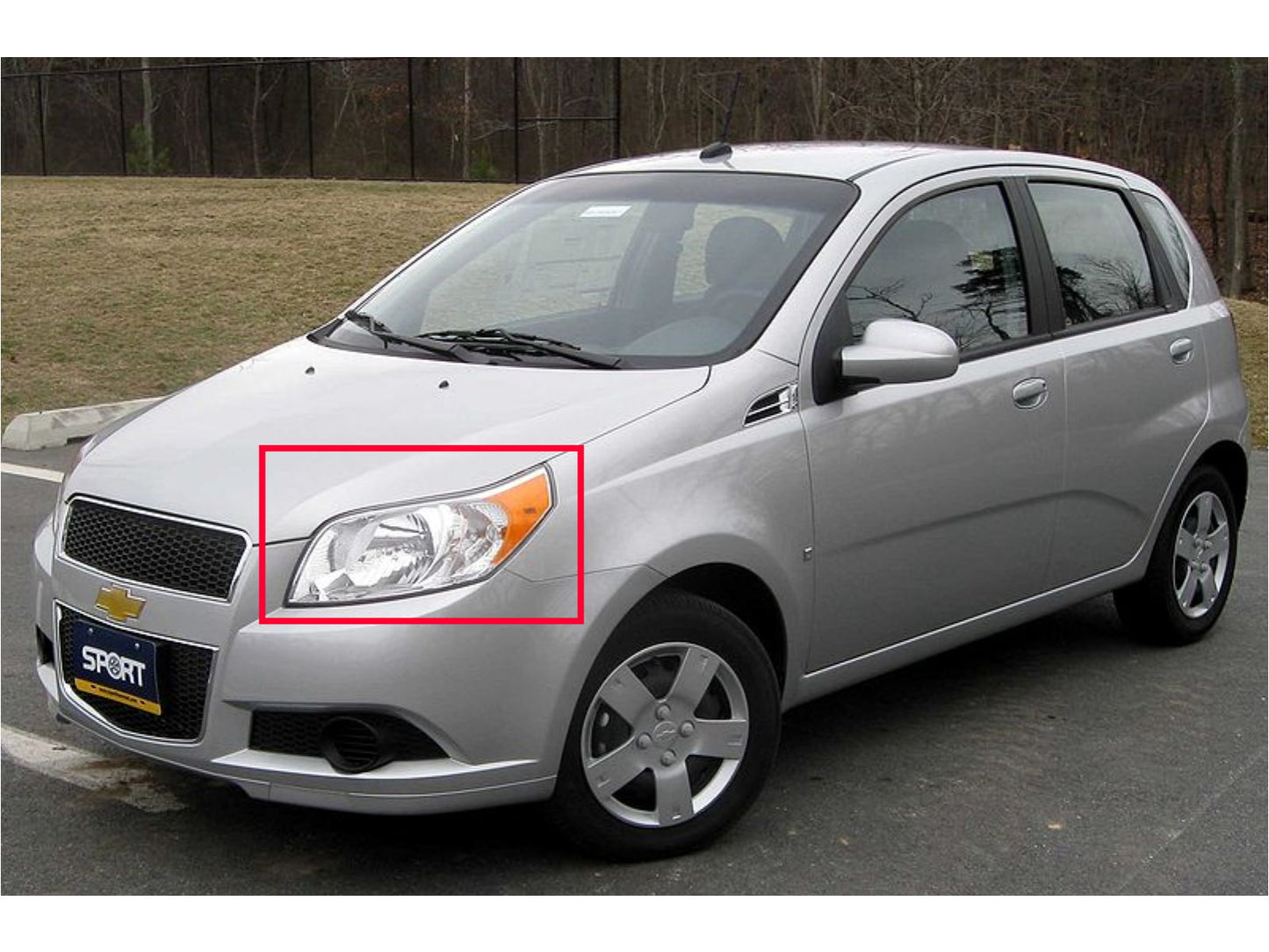 CrazyTheGod Aveo T250 thế hệ đầu tiên 2009-2011 FACELIFT Hatchback 3D/5D Đèn pha trong suốt Đèn pha màu đen cho CHEVROLET CHEVY LHD