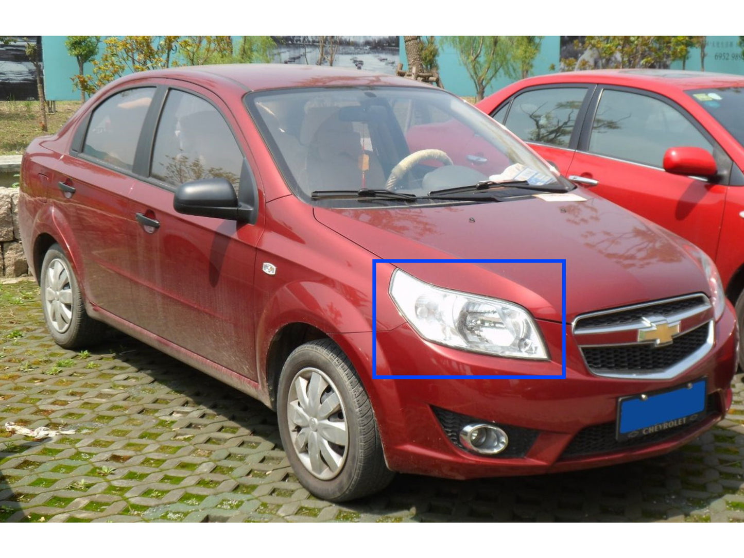 CrazyTheGod Lova T250 thế hệ đầu tiên 2009-2011 FACELIFT Sedan 4D Đèn pha trong suốt Đèn pha màu đen cho CHEVROLET CHEVY LHD
