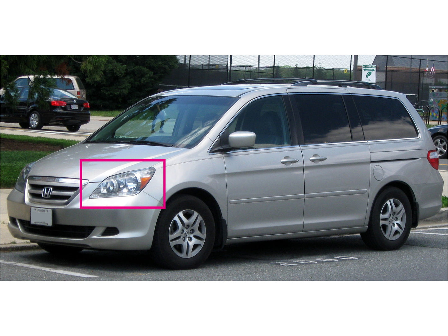 CrazyTheGod Odyssey RL3 RL4 Third generation 2005-2010 Minivan 5D COB Projector Headlight Headlamp Black US Type for HONDA RHD