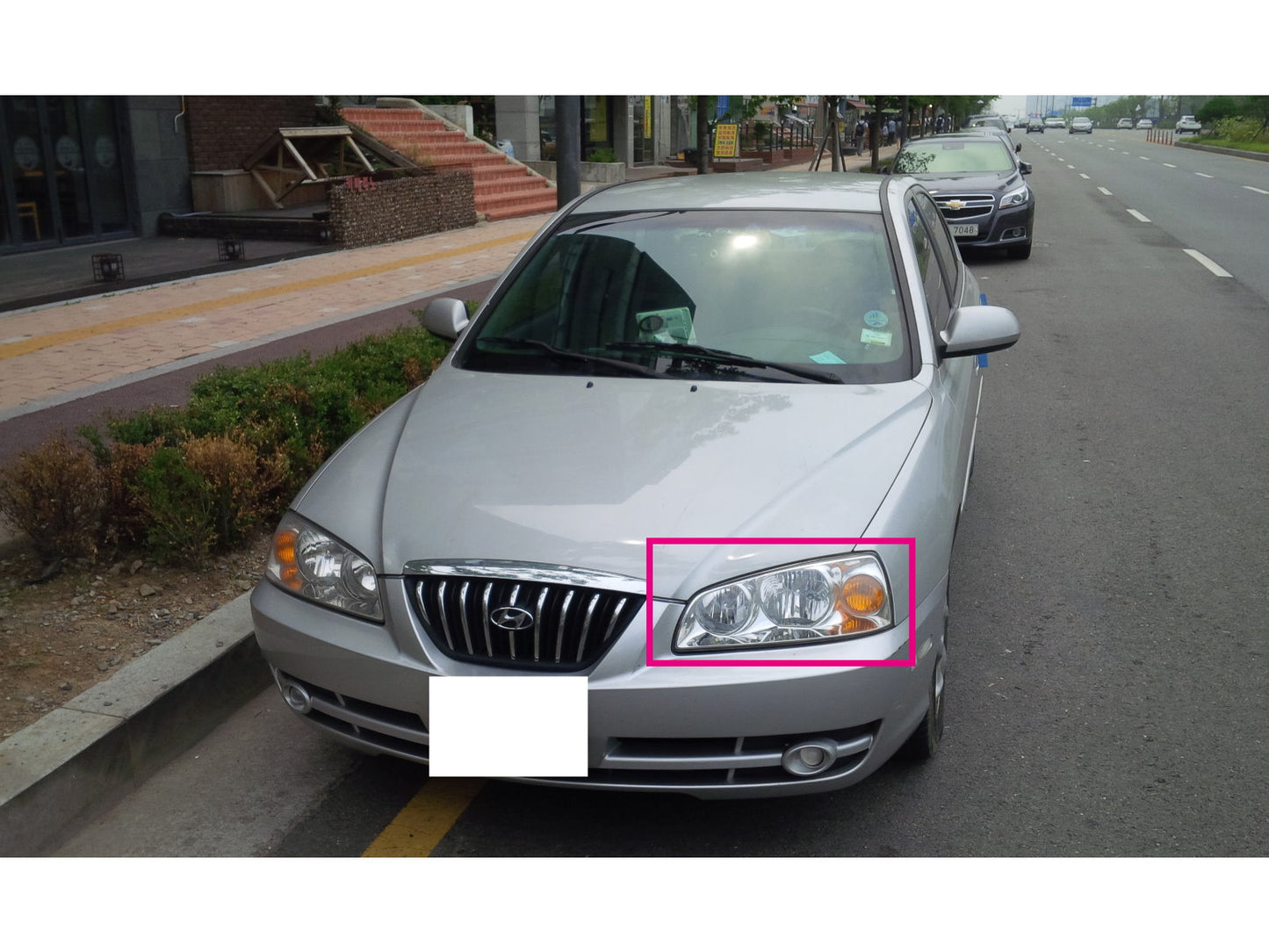 CrazyTheGod Avante XD Thế hệ thứ ba 2004-2006 FACELIFT Sedan/Hatchback 4D/5D COB Đèn pha Projector Đèn pha màu đen cho HYUNDAI RHD
