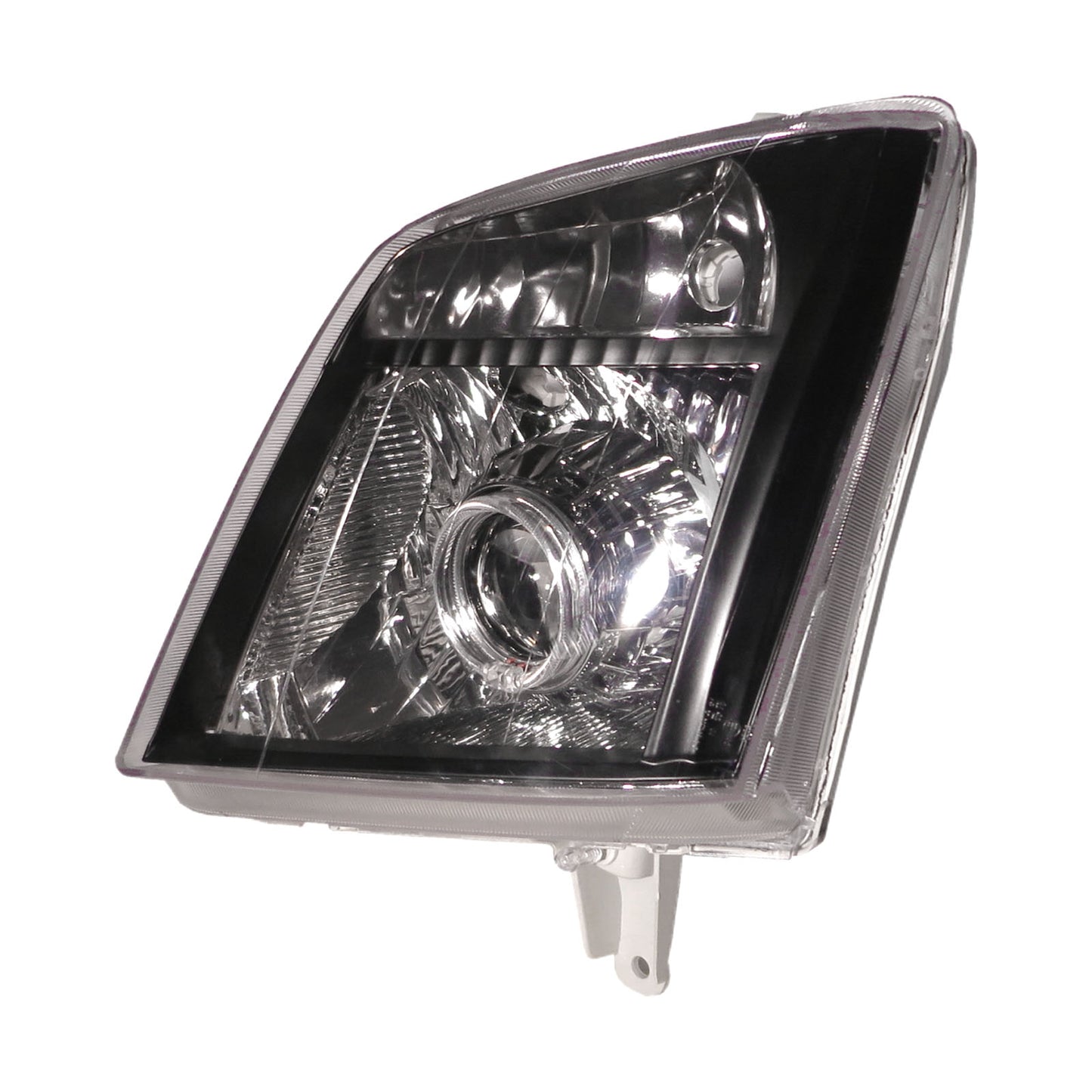 CrazyTheGod KB 2007-2011 Facelift Pickup 2D/4D Guide LED Angel-Eye Projector HID Headlight Headlamp Black for ISUZU RHD