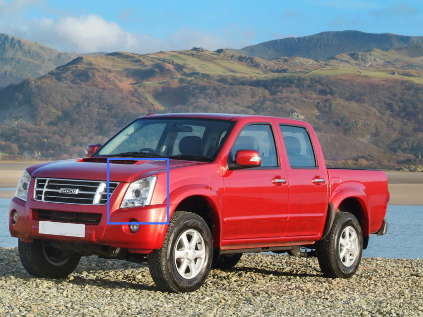 CrazyTheGod Rodeo DENVER 2007-2011 Xe bán tải nâng cấp 2D/4D Đèn pha Projector Đèn pha mạ crôm cho ISUZU RHD