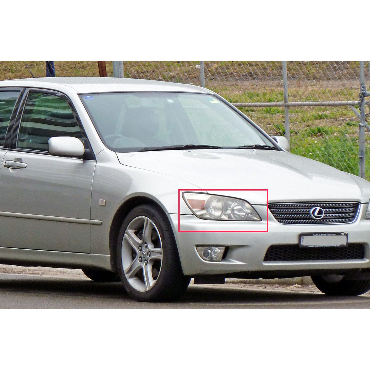 CrazyTheGod IS IS200/IS300 XE10 First generation 1999-2005 Sedan 4D Clear HID Headlight Headlamp Chrome for LEXUS LHD