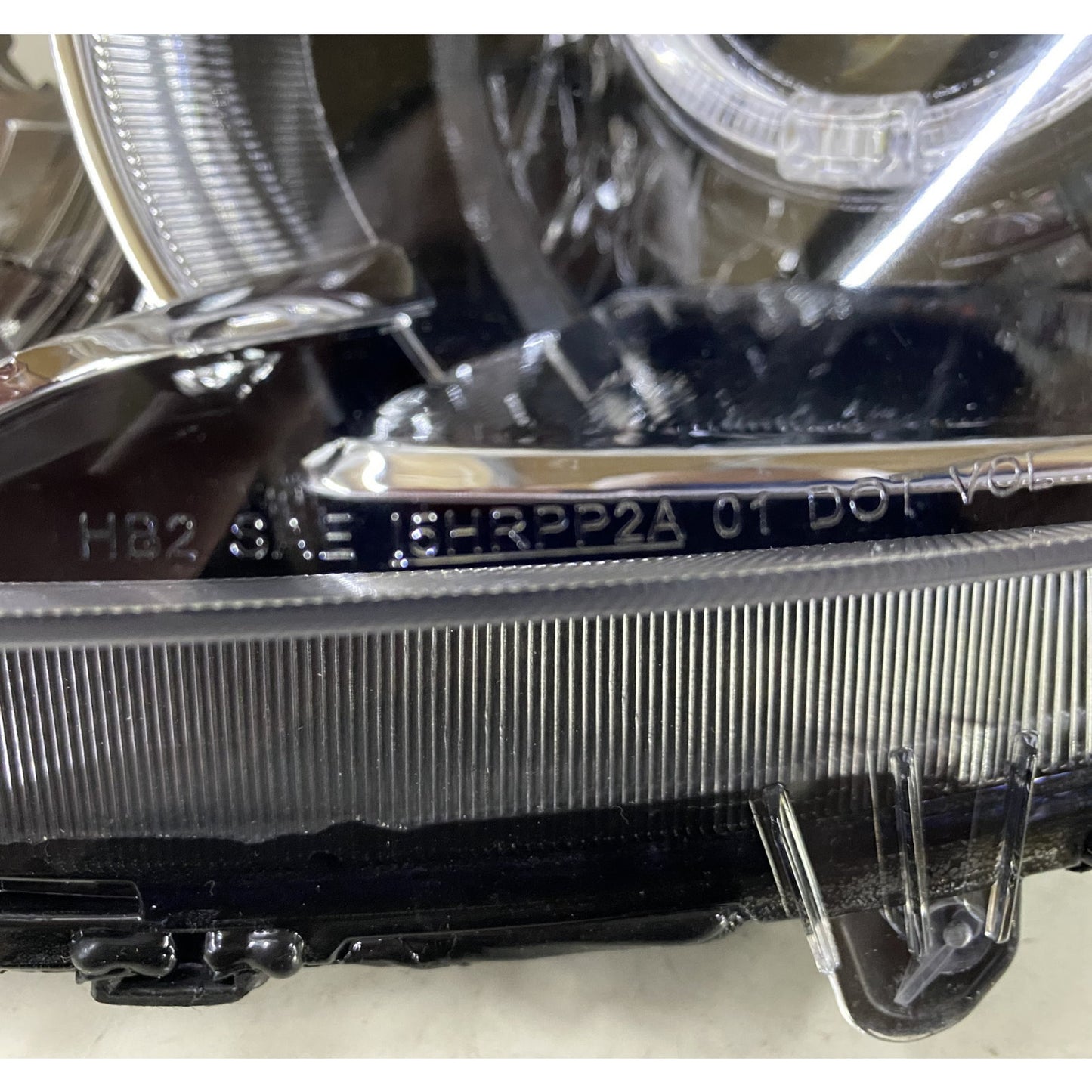 CrazyTheGod Mirage Sixth generation 2014-2020 Pre-Facelift Hatchback Dual LED Bar Headlight Headlamp Black for Mitsubishi RHD