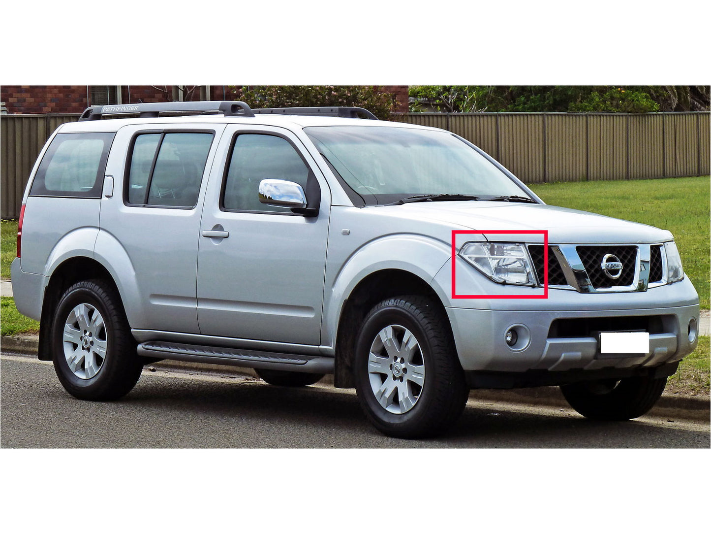 CrazyTheGod PATHFINDER R51 Third generation 2005-2010 PRE-FACELIFT SUV 5D CCFL Projector Headlight Headlamp Chrome V2 for NISSAN LHD