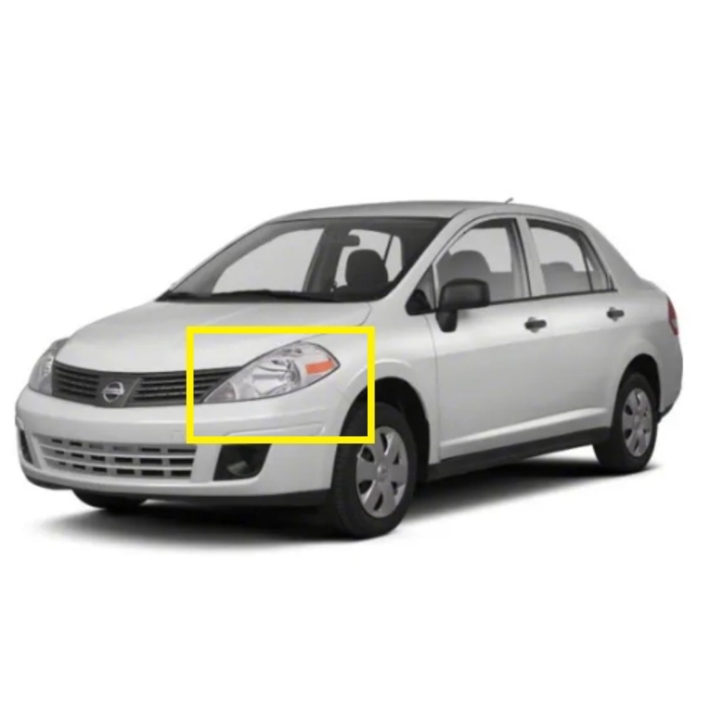 CrazyTheGod VERSA First generation 2006-2012 Pre-Facelift Sedan/Hatchback 4D/5D Guide LED Angel-Eye Projector Headlight Headlamp W/ Motor Black for NISSAN LHD