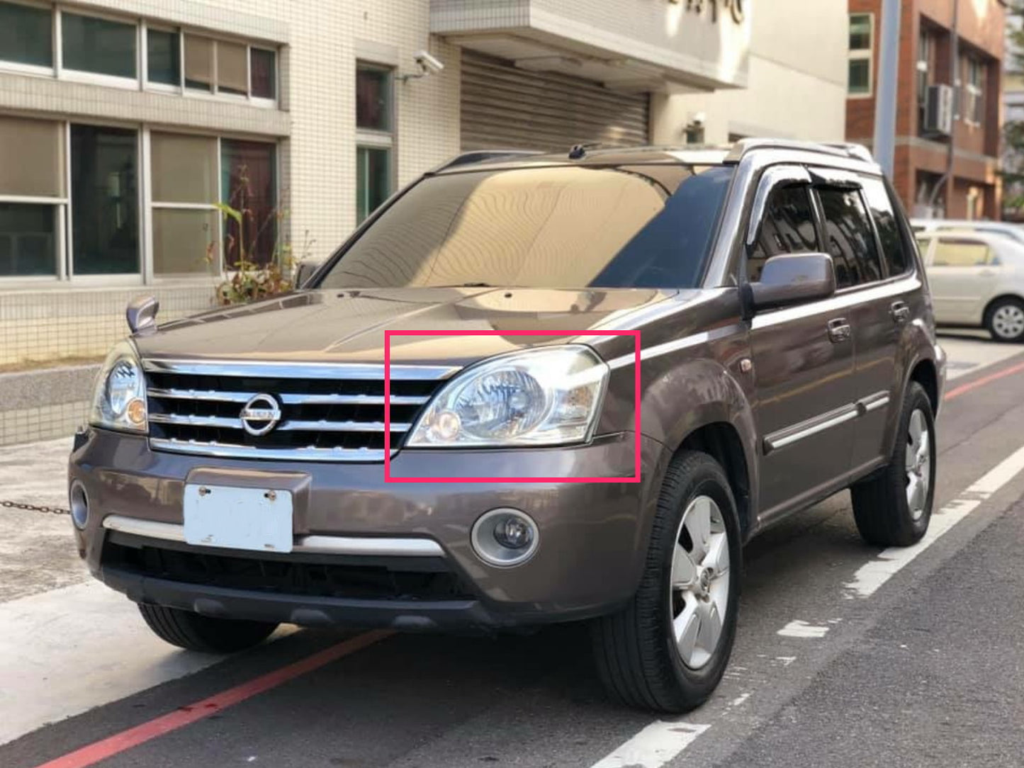 CrazyTheGod X-Trail T30 First generation 2006-2008 SUV 5D Guide LED Angel-Eye Projector Headlight Headlamp Black Taiwan for NISSAN LHD