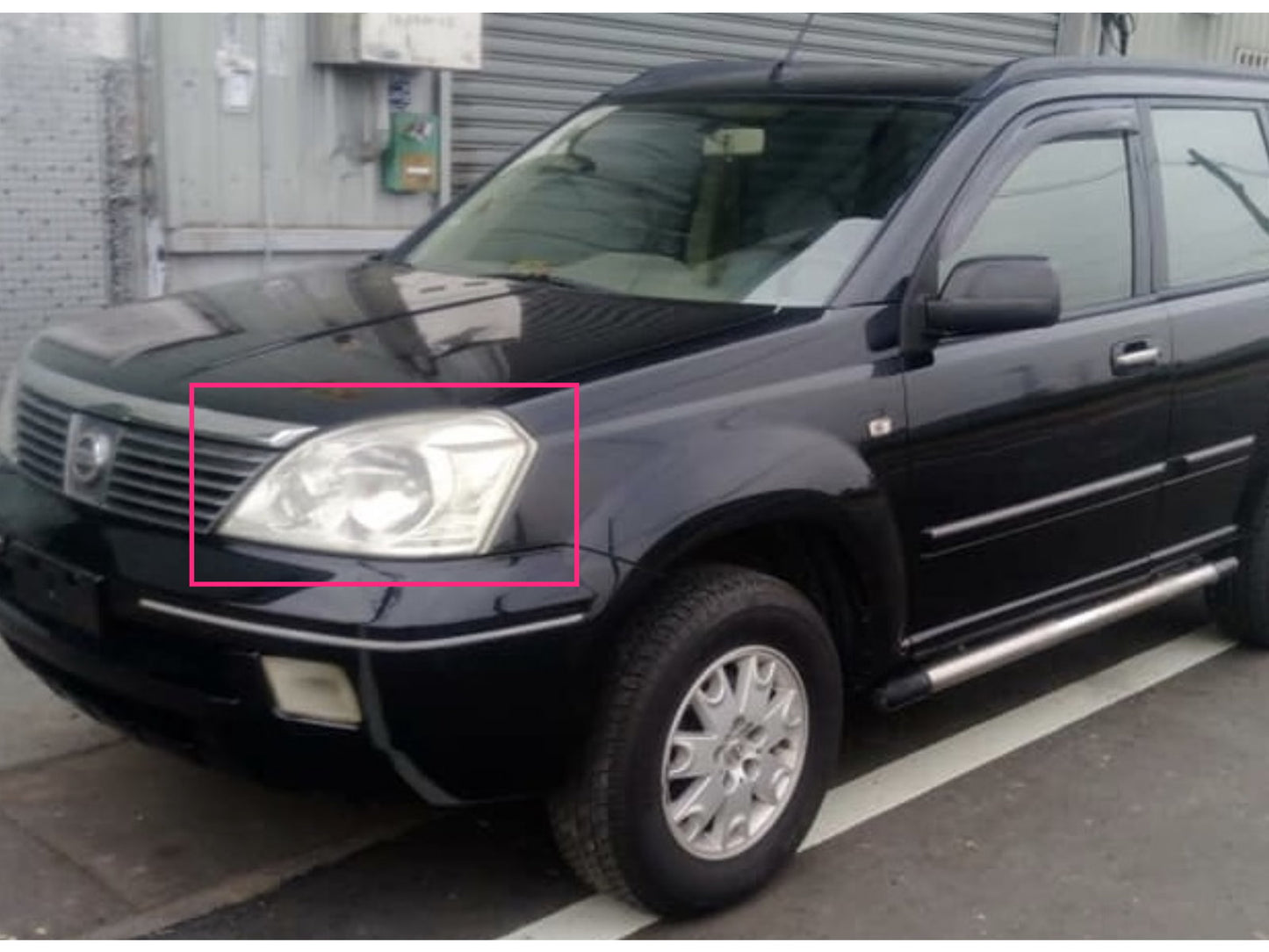 CrazyTheGod X-Trail T30 ไฟหน้าโปรเจคเตอร์ LED Angel-Eye แบบ 5D Guide รุ่นแรกสำหรับ SUV ปี 2003-2006 สีโครเมียม ไต้หวัน สำหรับ NISSAN RHD