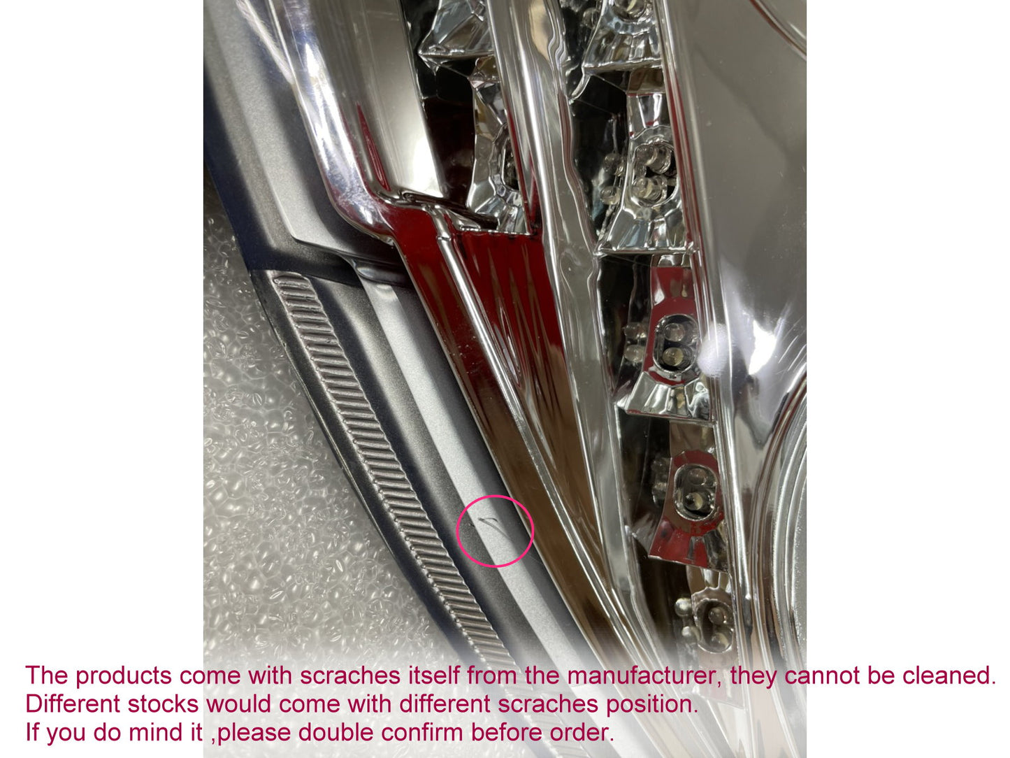 CrazyTheGod CARRERA 911 996 1997-2001 Coupe/Convertible 2D Cotton Halo LED Bar Headlight Đèn pha Chrome V2 cho PORSCHE RHD