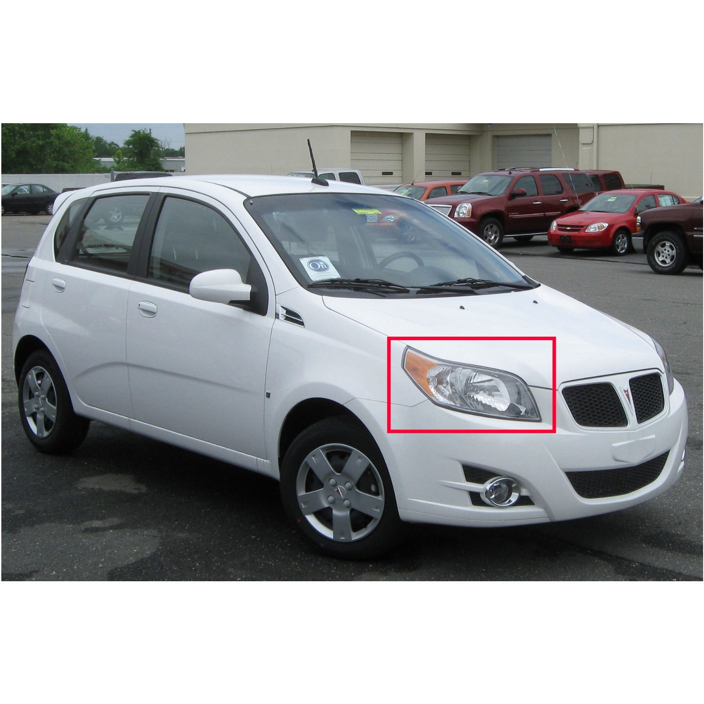 CrazyTheGod G3 Wave 2009-2011 Hatchback 5D Đèn pha trong suốt Đèn pha mạ crôm cho PONTIAC LHD