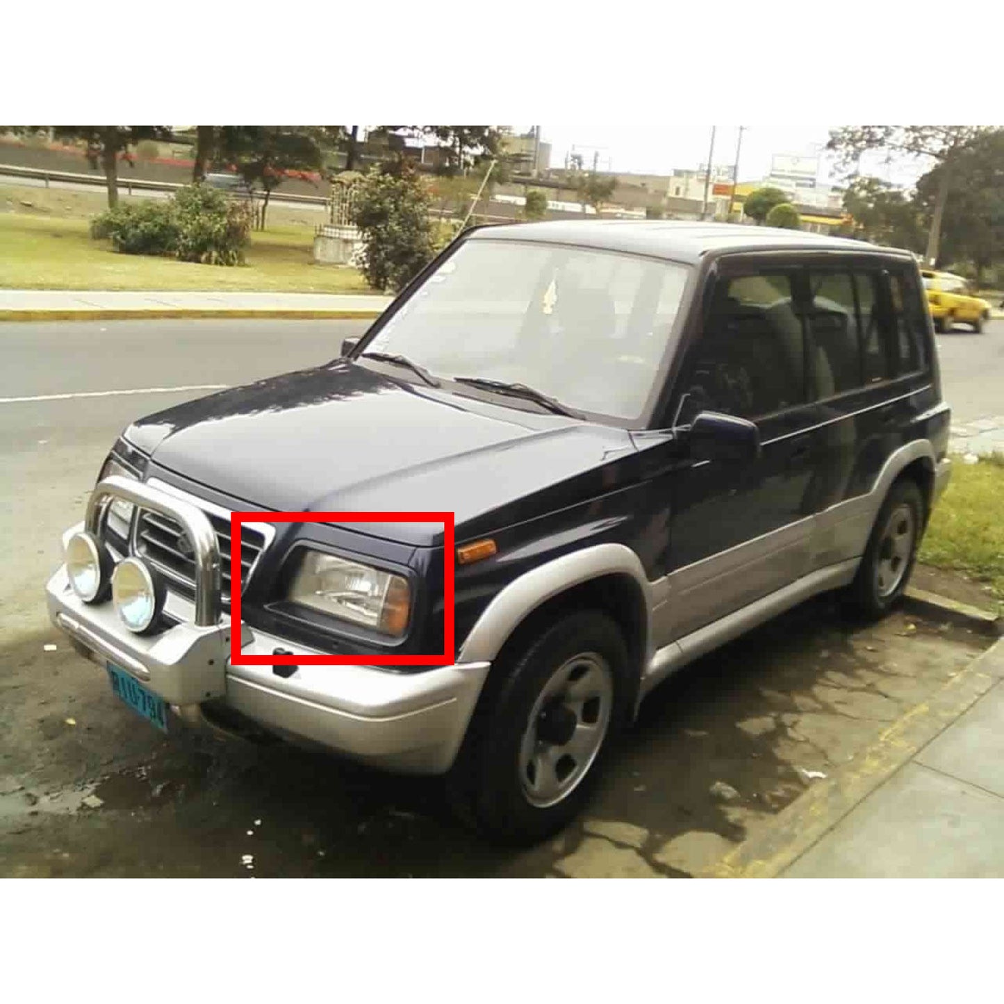 CrazyTheGod VITARA ET/TA First generation 1988-1998 Convertible/SUV 2D/3D/5D Guide LED Angel-Eye Projector Headlight Headlamp Chrome V3 for SUZUKI RHD