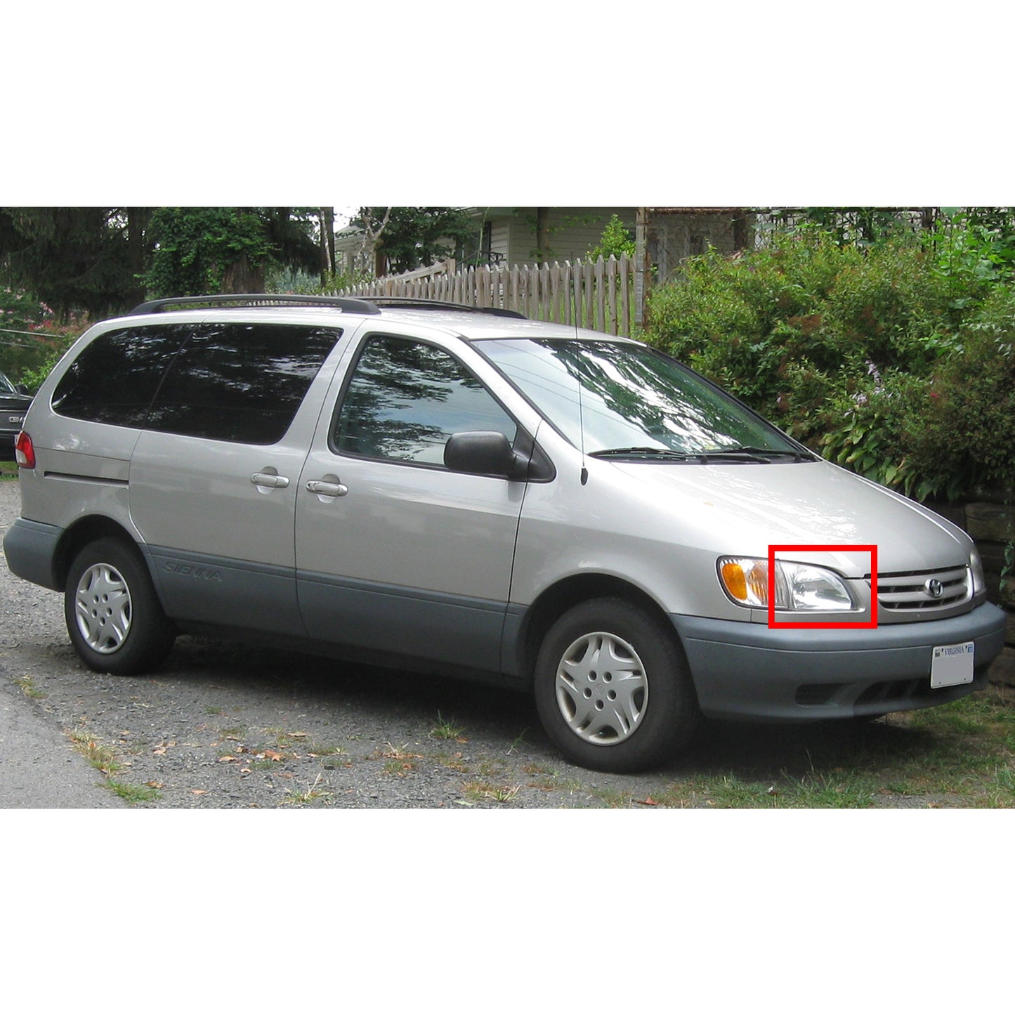 CrazyTheGod SIENNA XL10 First generation 2001-2003 Facelift Minivan 5D Guide LED Angel-Eye Projector Headlight Headlamp Chrome for TOYOTA LHD