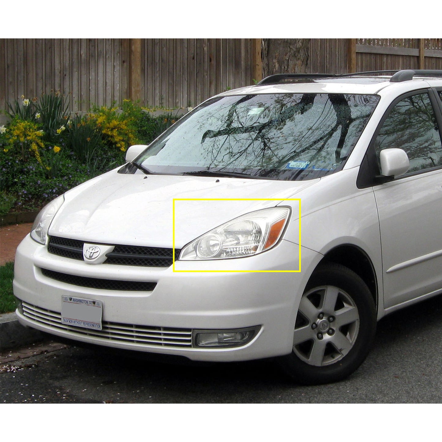 CrazyTheGod SIENNA XL20 Second generation 2004-2005 Minivan 5D Guide LED Angel-Eye Projector Headlight Headlamp Chrome for TOYOTA RHD