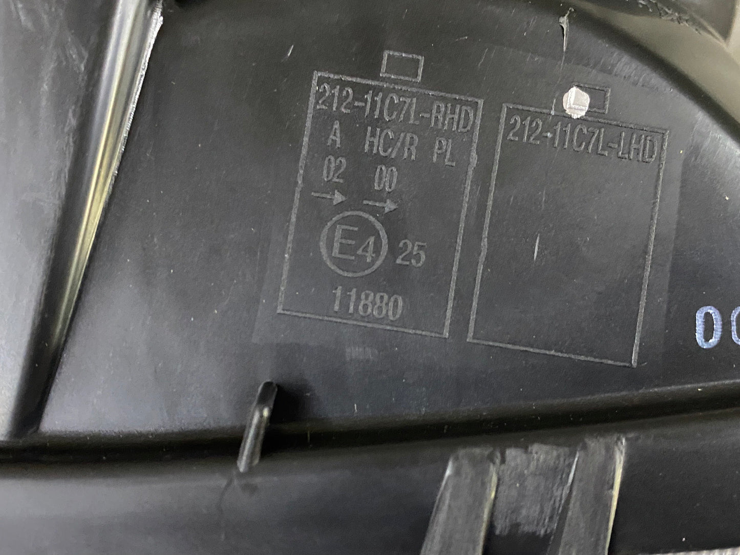 CrazyTheGod Zace Surf 2003-2007 Guide LED Angel-Eye Projector Headlight Headlamp Black Taiwan for TOYOTA RHD