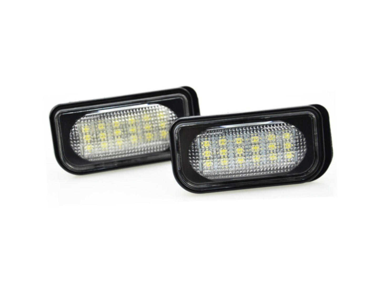 CrazyTheGod CLK-CLASS W209/C209 ไฟส่องป้ายทะเบียน LED 2D 2002-2009 Coupe รุ่นที่ 2 สีขาว สำหรับ Mercedes-Benz
