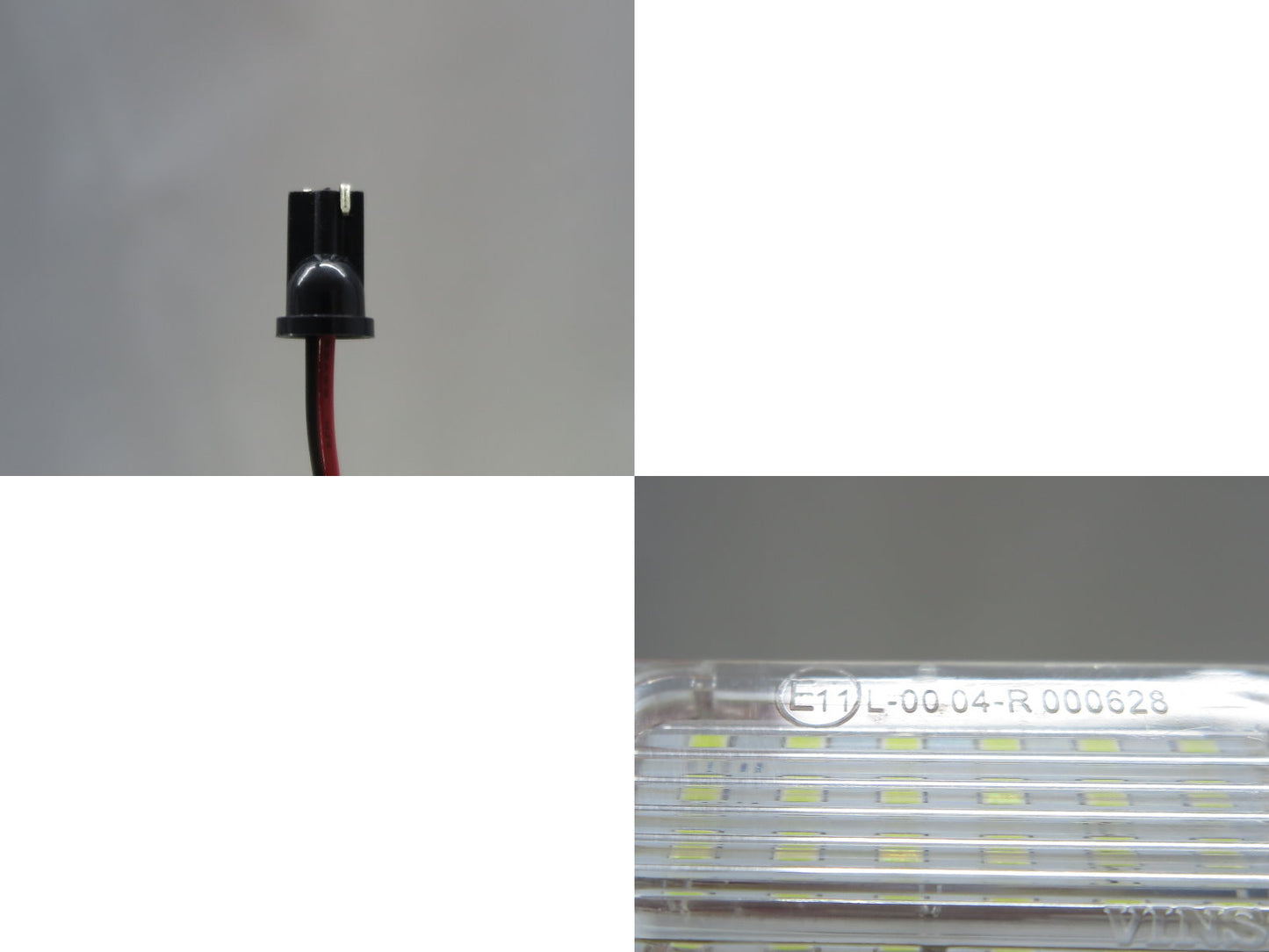CrazyTheGod Focus 2009-Present Sedan/Hatchback/Wagon/Coupe 2D/3D/4D/5D LED License Lamp White for FORD