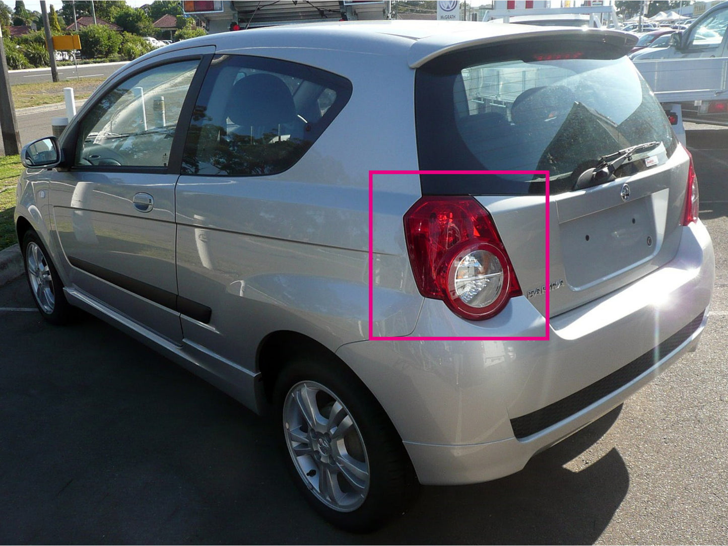 CrazyTheGod Barina TK thế hệ thứ năm 2009-2011 FACELIFT Hatchback 3D Clear Tail Rear Light Red cho HOLDEN