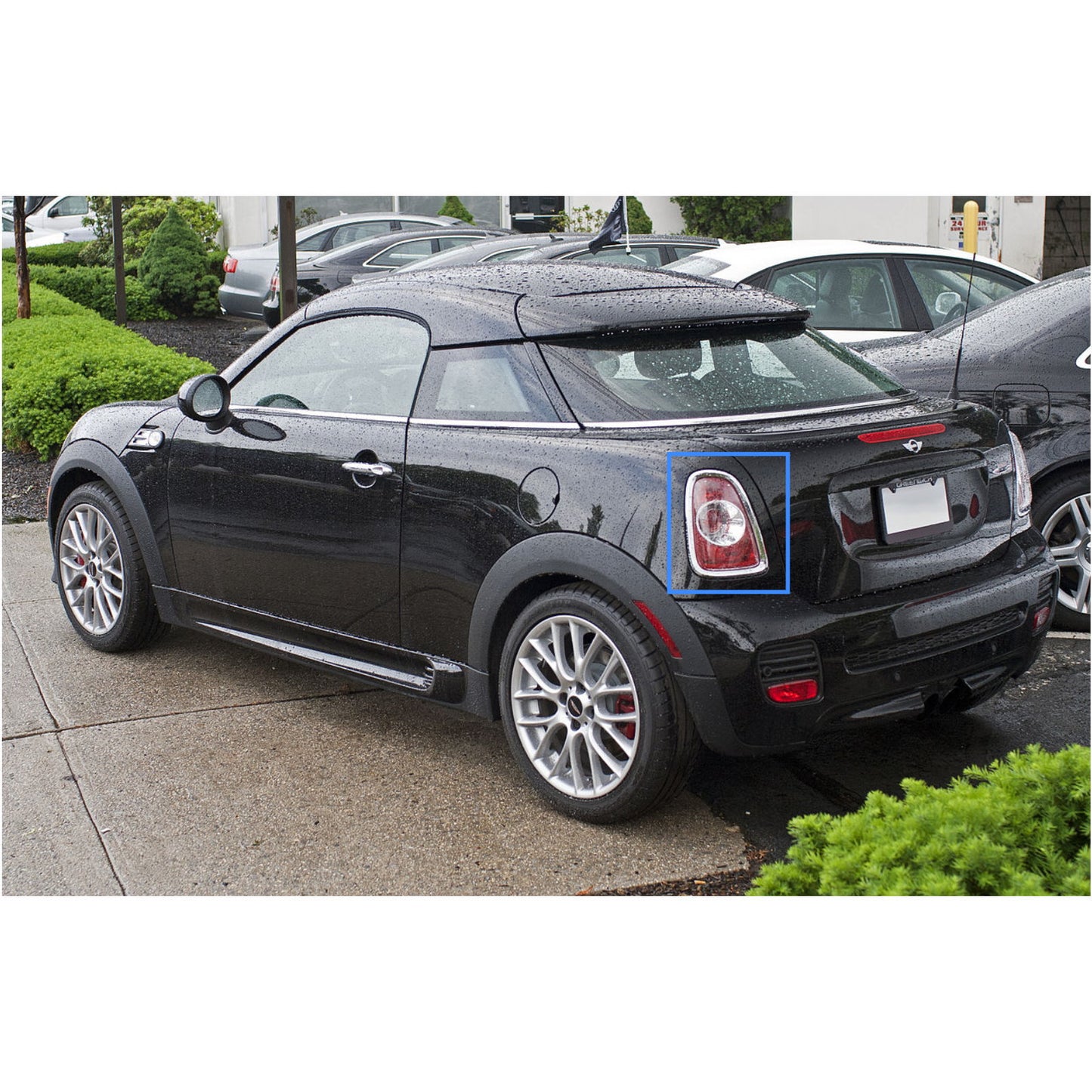 ไฟท้าย LED 2D สีควัน CrazyTheGod MINI R58 2011-2015 Coupe สำหรับ MINI