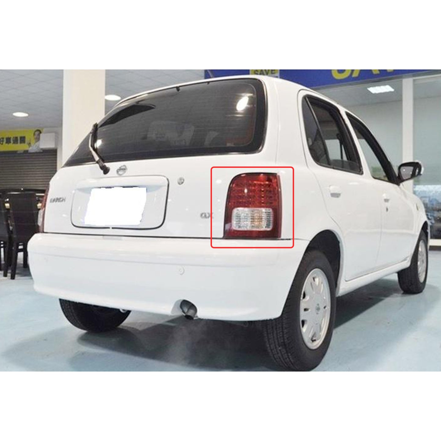ไฟท้าย LED 5D สีแดง/ใส CrazyTheGod March K11 รุ่นที่ 2 สำหรับรถ Hatchback ปี 1992-1999 สำหรับรถ NISSAN