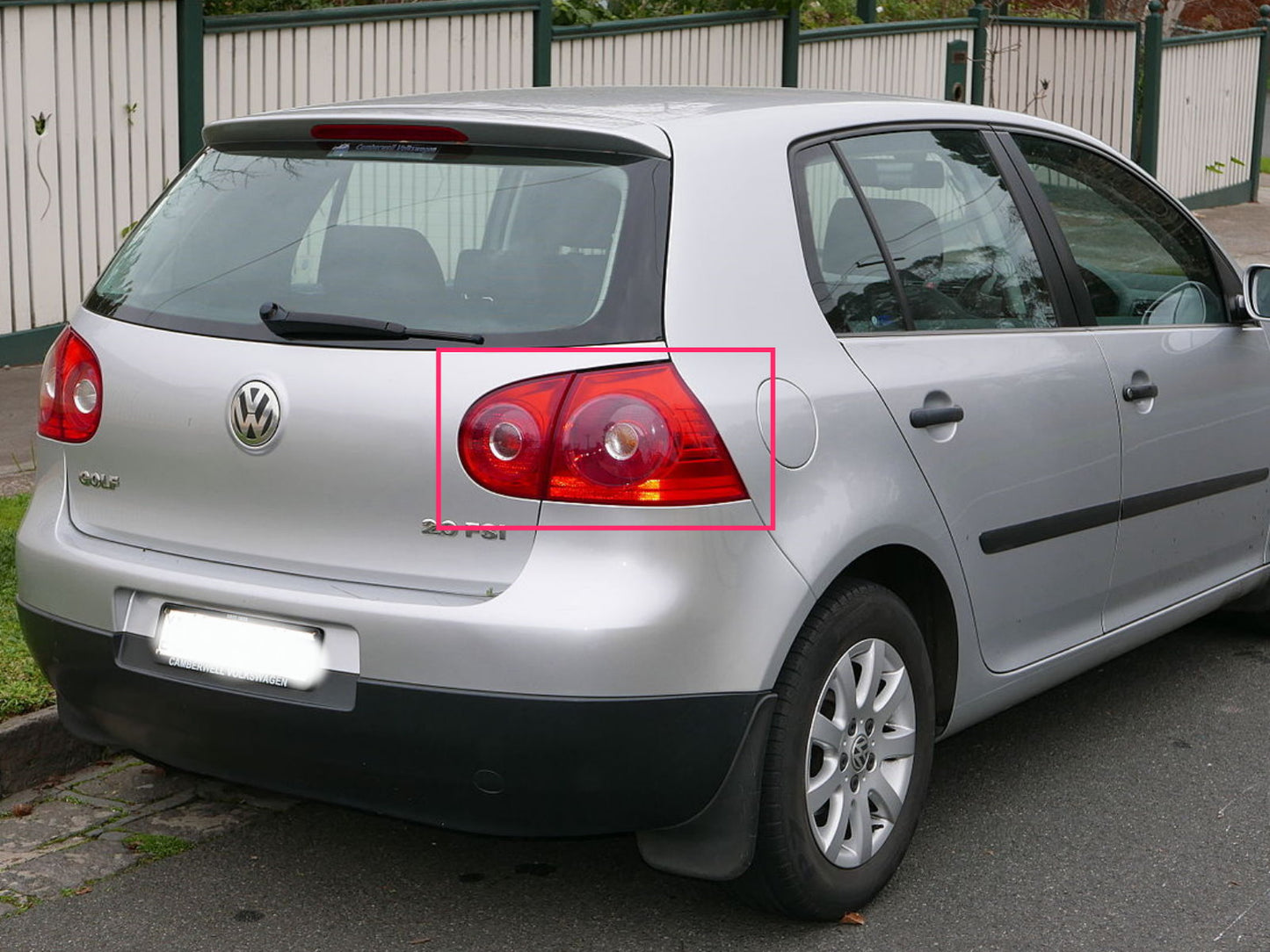 ไฟท้าย LED แบบ 3D/5D โครเมียม CrazyTheGod Golf 5 1K รุ่นที่ 5 ปี 2003-2010 Hatchback/Wagon สำหรับ VW Volkswagen RHD
