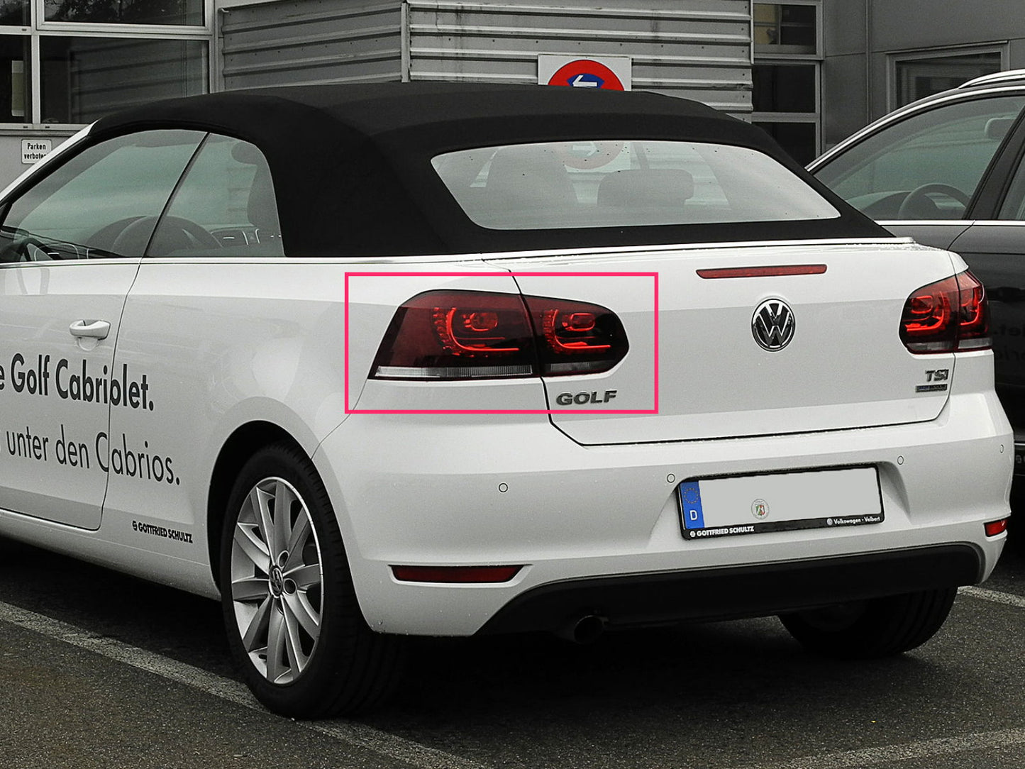 CrazyTheGod Golf 6 Sixth generation 2008-2013 Hatchback/Wagon/Convertible 2D/3D/5D LED Tail Rear Light Red/White for VW Volkswagen