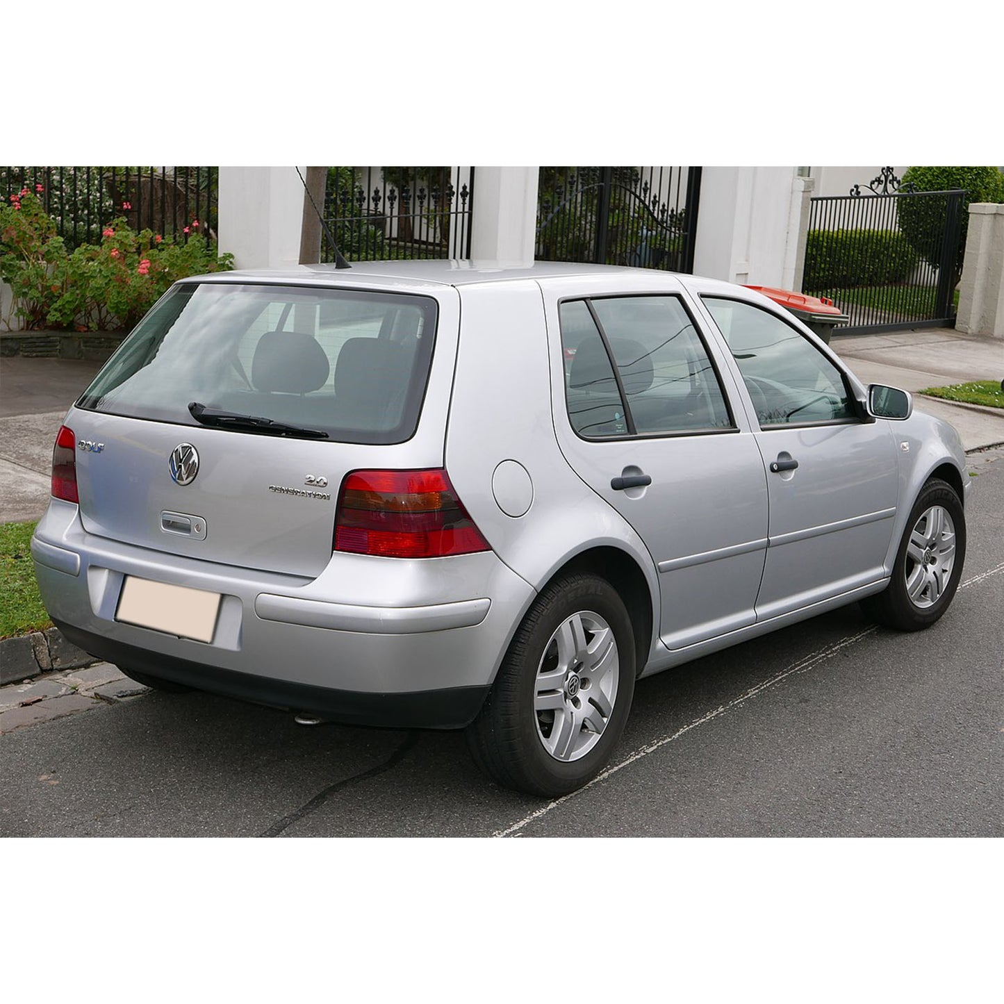 CrazyTheGod Golf 4 Fourth generation 1998-2005 Hatchback 3D/5D Clear Tail Rear Light Red/White for VW Volkswagen