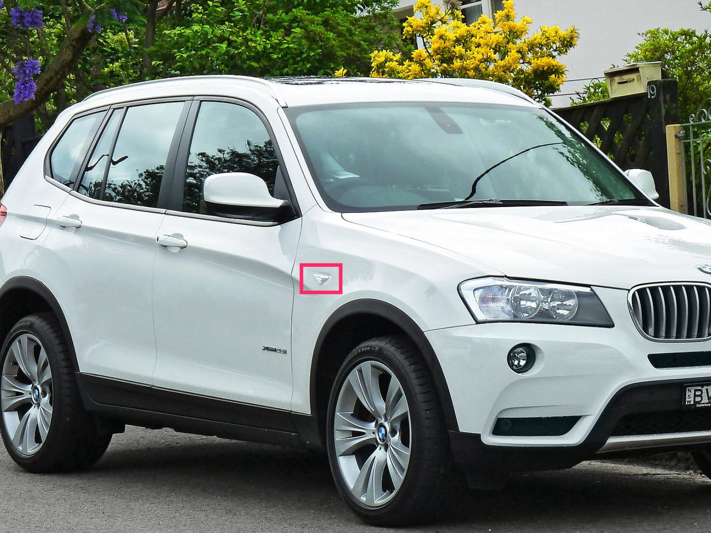 CrazyTheGod X3 F25 Second generation 2010-2017 SUV 5D LED Scrolling flickering Side Marker Light Lamp Smoke for BMW