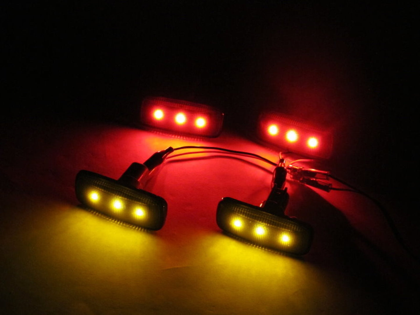 CrazyTheGod Ram 2500/3500 DS/DJ/D2 รุ่นที่สี่ ปี 2010-2019 กระบะ 2D/4D ไฟ LED แสดงทิศทางบังโคลนด้านข้างแบบควันสำหรับ DODGE